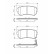 Brake pad set, disc brake BP1646 Bosch, Thumbnail 6
