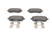 Brake pad set, disc brake BP1662 Bosch