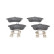 Brake pad set, disc brake BP1662 Bosch, Thumbnail 6