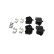 Brake pad set, disc brake BP1662 Bosch, Thumbnail 7
