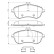 Brake pad set, disc brake BP1662 Bosch, Thumbnail 8