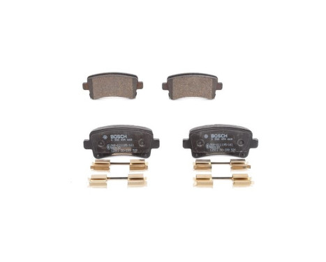 Brake pad set, disc brake BP1663 Bosch