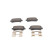 Brake pad set, disc brake BP1663 Bosch, Thumbnail 5