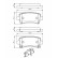 Brake pad set, disc brake BP1663 Bosch, Thumbnail 8