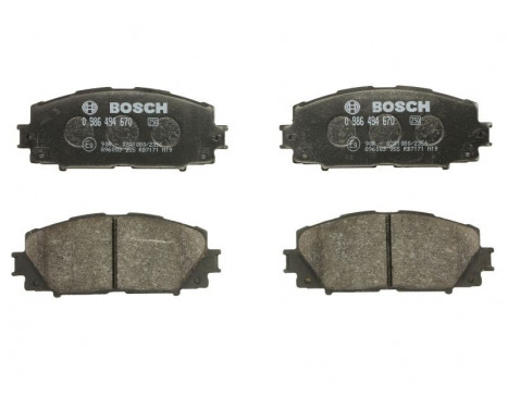 Brake Pad Set, disc brake BP1665 Bosch