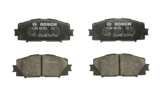 Brake Pad Set, disc brake BP1665 Bosch
