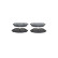 Brake Pad Set, disc brake BP1665 Bosch, Thumbnail 5