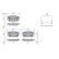 Brake Pad Set, disc brake BP1666 Bosch, Thumbnail 5