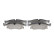 Brake Pad Set, disc brake BP1667 Bosch, Thumbnail 3