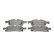 Brake Pad Set, disc brake BP1667 Bosch, Thumbnail 5