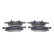 Brake Pad Set, disc brake BP1667 Bosch, Thumbnail 6