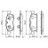 Brake Pad Set, disc brake BP1667 Bosch, Thumbnail 7