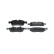 Brake Pad Set, disc brake BP1667 Bosch, Thumbnail 4