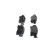 Brake Pad Set, disc brake BP1667 Bosch, Thumbnail 7