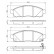 Brake Pad Set, disc brake BP1668 Bosch, Thumbnail 8