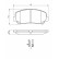 Brake Pad Set, disc brake BP1670 Bosch, Thumbnail 8