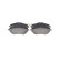 Brake Pad Set, disc brake BP1671 Bosch, Thumbnail 7