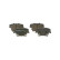 Brake Pad Set, disc brake BP1673 Bosch