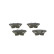 Brake Pad Set, disc brake BP1673 Bosch, Thumbnail 6