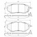 Brake Pad Set, disc brake BP1674 Bosch, Thumbnail 8