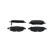 Brake Pad Set, disc brake BP1677 Bosch, Thumbnail 4