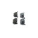 Brake Pad Set, disc brake BP1678 Bosch, Thumbnail 5