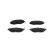 Brake Pad Set, disc brake BP1679 Bosch, Thumbnail 4