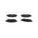 Brake Pad Set, disc brake BP1679 Bosch, Thumbnail 6