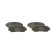 Brake Pad Set, disc brake BP1680 Bosch