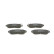 Brake Pad Set, disc brake BP1680 Bosch, Thumbnail 6