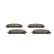 Brake Pad Set, disc brake BP1681 Bosch, Thumbnail 5