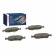 Brake Pad Set, disc brake BP1682 Bosch, Thumbnail 8