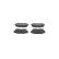 Brake Pad Set, disc brake BP1683 Bosch, Thumbnail 6