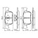 Brake Pad Set, disc brake BP1684 Bosch, Thumbnail 7