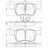 Brake Pad Set, disc brake BP1684 Bosch, Thumbnail 8