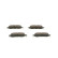 Brake Pad Set, disc brake BP1685 Bosch, Thumbnail 5