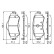 Brake Pad Set, disc brake BP1685 Bosch, Thumbnail 7