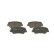 Brake Pad Set, disc brake BP1686 Bosch