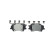 Brake Pad Set, disc brake BP1686 Bosch, Thumbnail 4