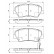 Brake Pad Set, disc brake BP1686 Bosch, Thumbnail 6
