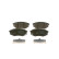 Brake Pad Set, disc brake BP1687 Bosch