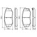 Brake Pad Set, disc brake BP1687 Bosch, Thumbnail 7