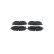 Brake Pad Set, disc brake BP1687 Bosch, Thumbnail 4