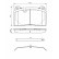 Brake Pad Set, disc brake BP1689 Bosch, Thumbnail 8