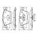 Brake Pad Set, disc brake BP1691 Bosch, Thumbnail 7