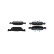 Brake Pad Set, disc brake BP1692 Bosch, Thumbnail 6
