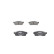 Brake Pad Set, disc brake BP1695 Bosch