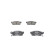 Brake Pad Set, disc brake BP1695 Bosch, Thumbnail 3