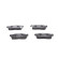 Brake Pad Set, disc brake BP1695 Bosch, Thumbnail 6