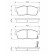 Brake Pad Set, disc brake BP1695 Bosch, Thumbnail 8